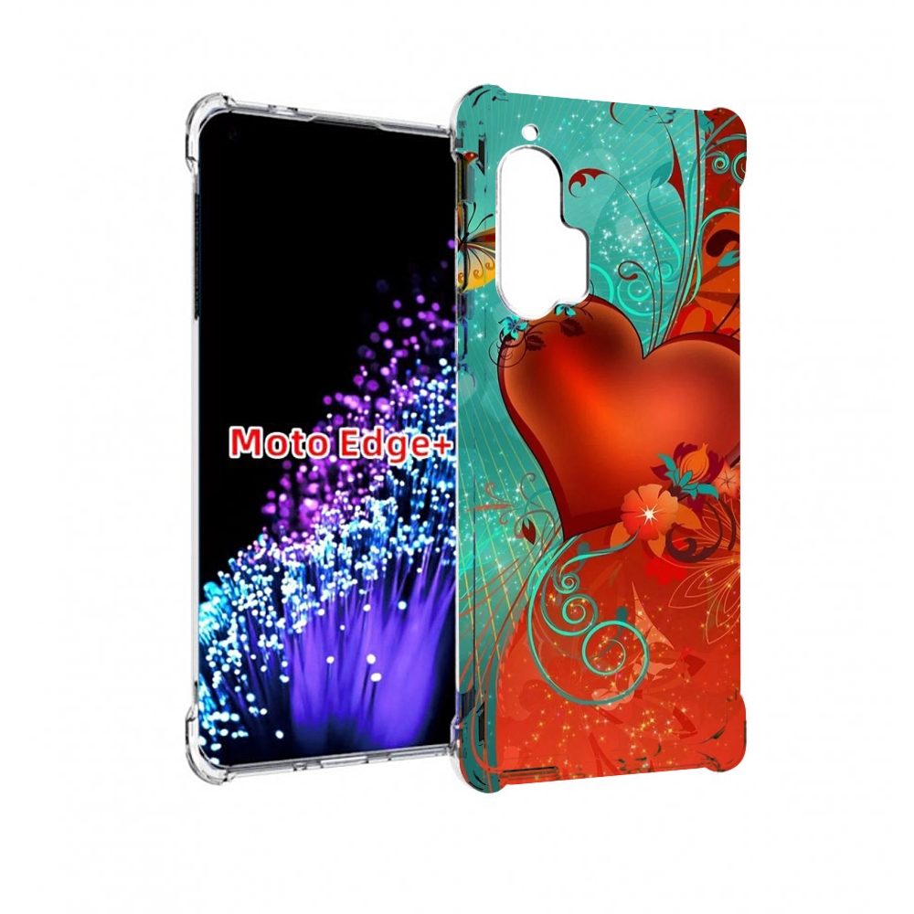 

Чехол MyPads красивые-яркие-сердечки для Motorola Edge+ Plus, Прозрачный, Tocco