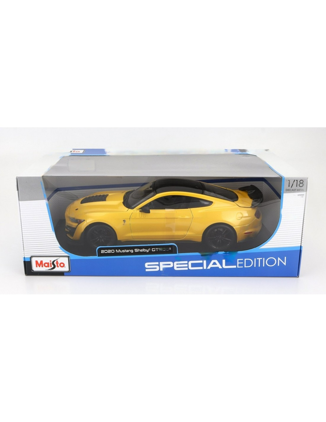 Машина Ford Shelby Mustang GT500 2020 Yellow 1/18 - 31452 машина ford shelby mustang gt500 2020 yellow 1 18 31452