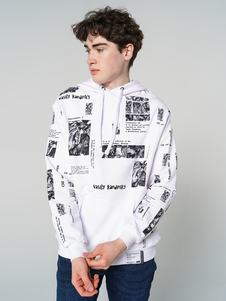 

Худи мужское ТВОЕ 79783 белое M/L, 79783