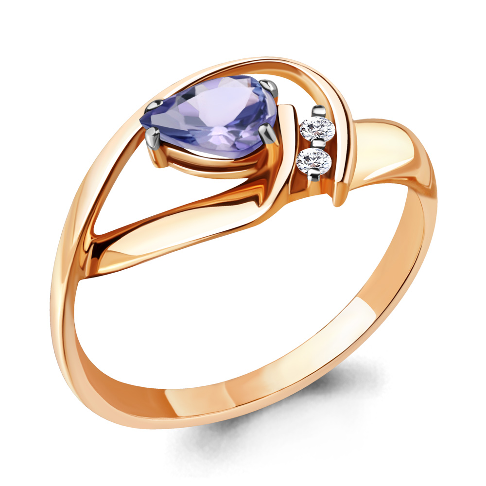 

Кольцо из красного золота с бриллиантом Aquamarine Aquamarine 963995к_585_кз р, 963995к_585_кз