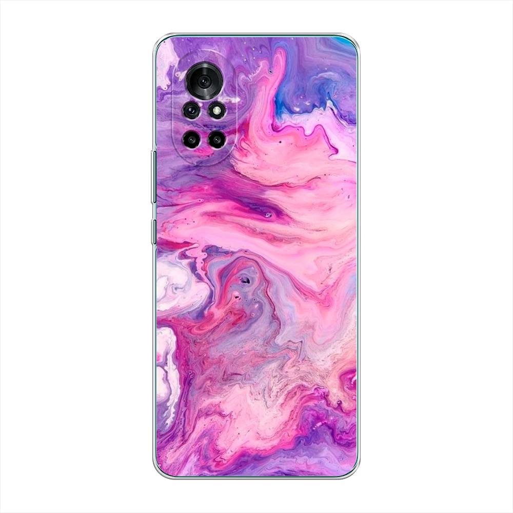 

Чехол на Honor V40 Lite/Huawei Nova 8 "Нежно-розовая абстракция", Розовый, 6105150-3