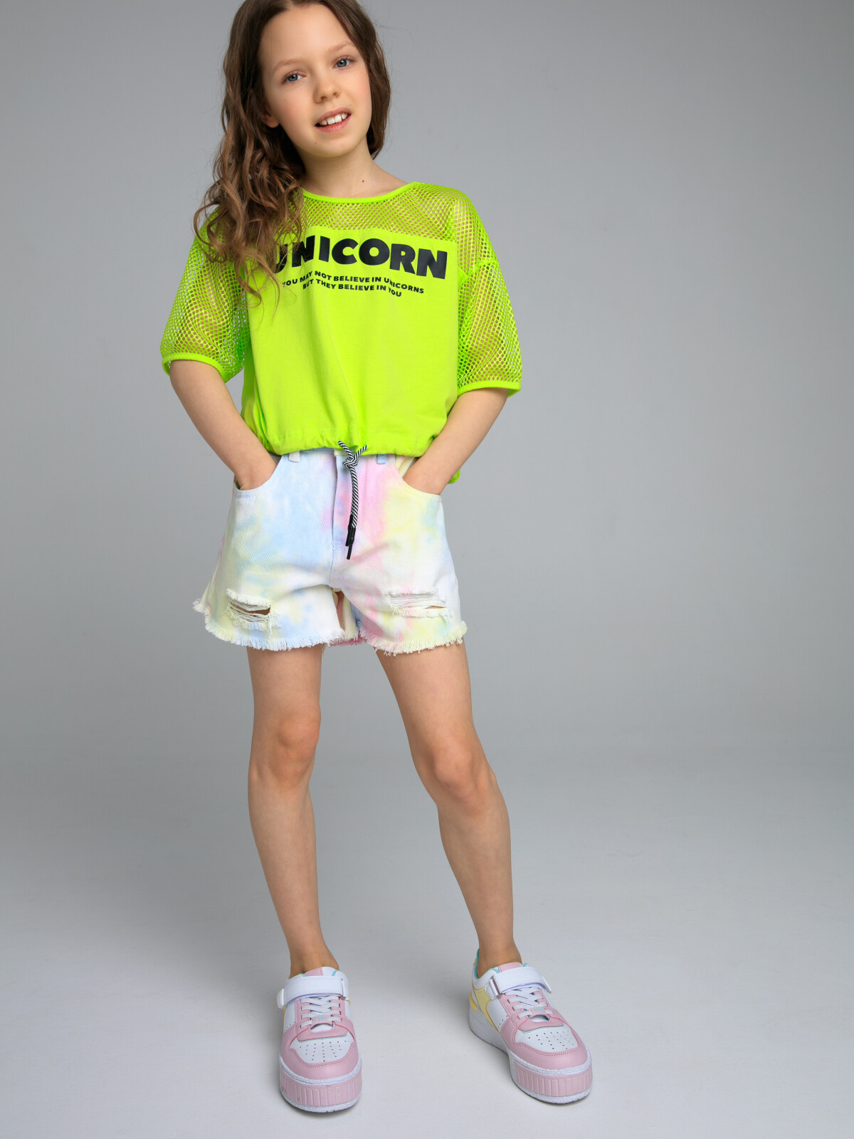 

Шорты детские PlayToday Tween 12321191, разноцветный, 170, 12321191