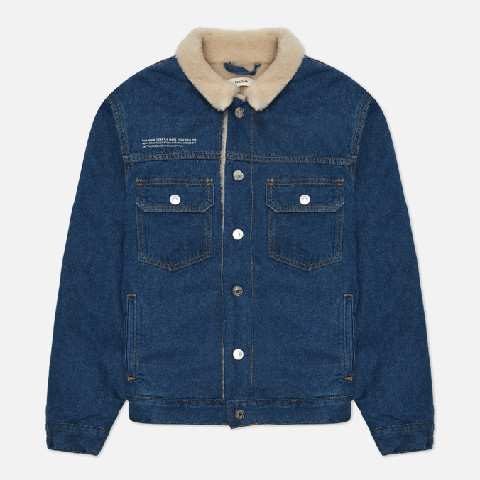 

Женская джинсовая куртка PANGAIA Panhemp Sherpa Denim синий, Размер M, Panhemp Sherpa Denim