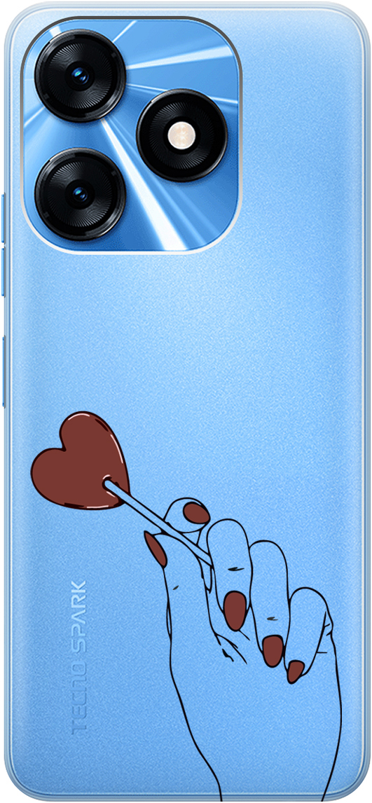

Чехаол на Tecno Spark 10 "Heartbreaker" прозрачный, Прозрачный;красный;коричневый;черный, 159542