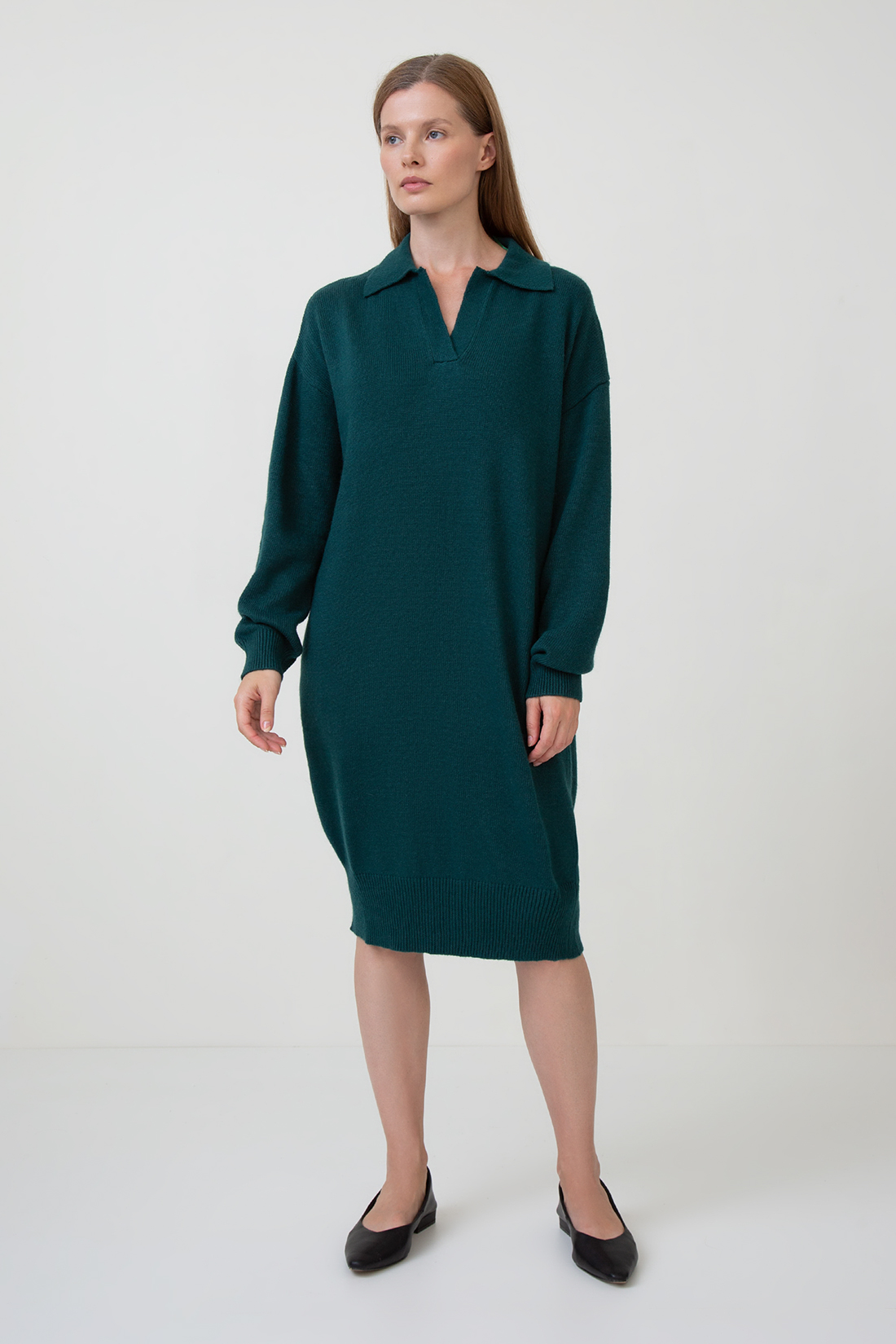 Платье женское Baon B4523516 зеленое S