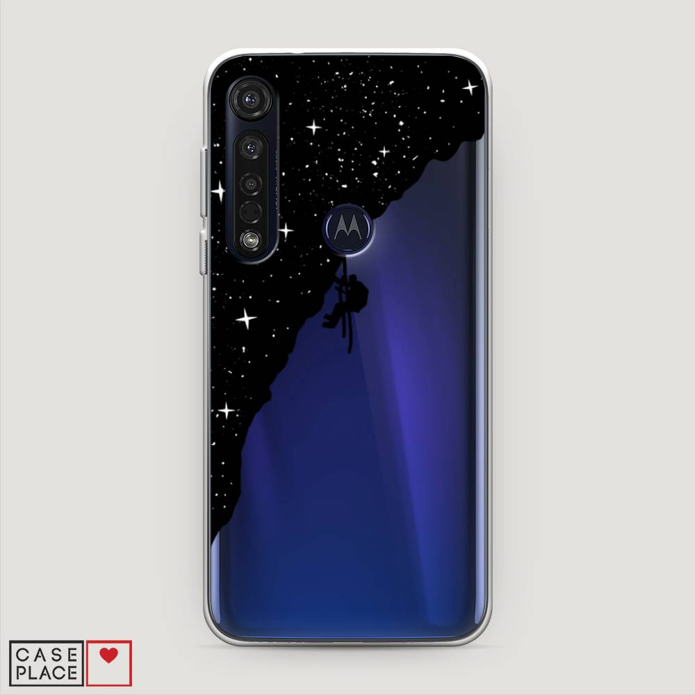 

Чехол Awog на Motorola Moto G8 Plus "Скалолаз в космосе", Разноцветный, 241450-4