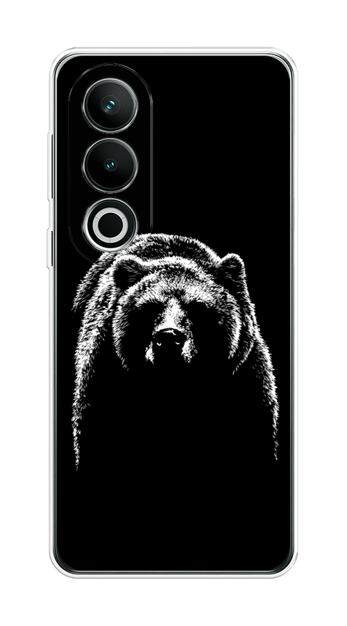 

Чехол на OnePlus Nord CE4 "Медведь в ночи", Белый;черный, 154750-1