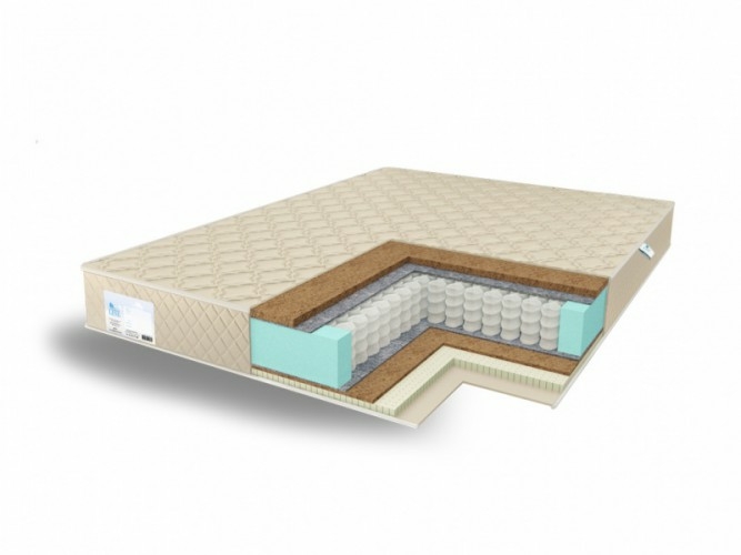 

Матрас Comfort Line Hard-Medium Light S1000 165х195, Бежевый;белый;серый;серебристый, Hard-Medium Light S1000
