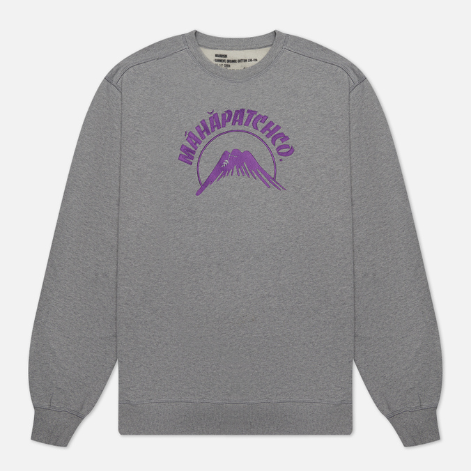 

Мужская толстовка maharishi Maha Mountain Crew Neck серый, Размер M, Maha Mountain Crew Neck