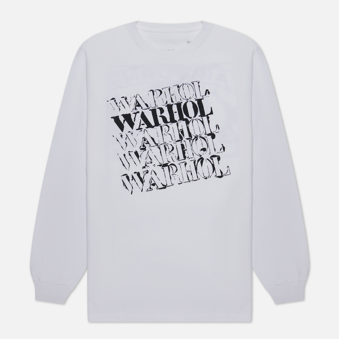 

Мужской лонгслив maharishi Andy Warhol Airborne белый, Размер S, Andy Warhol Airborne