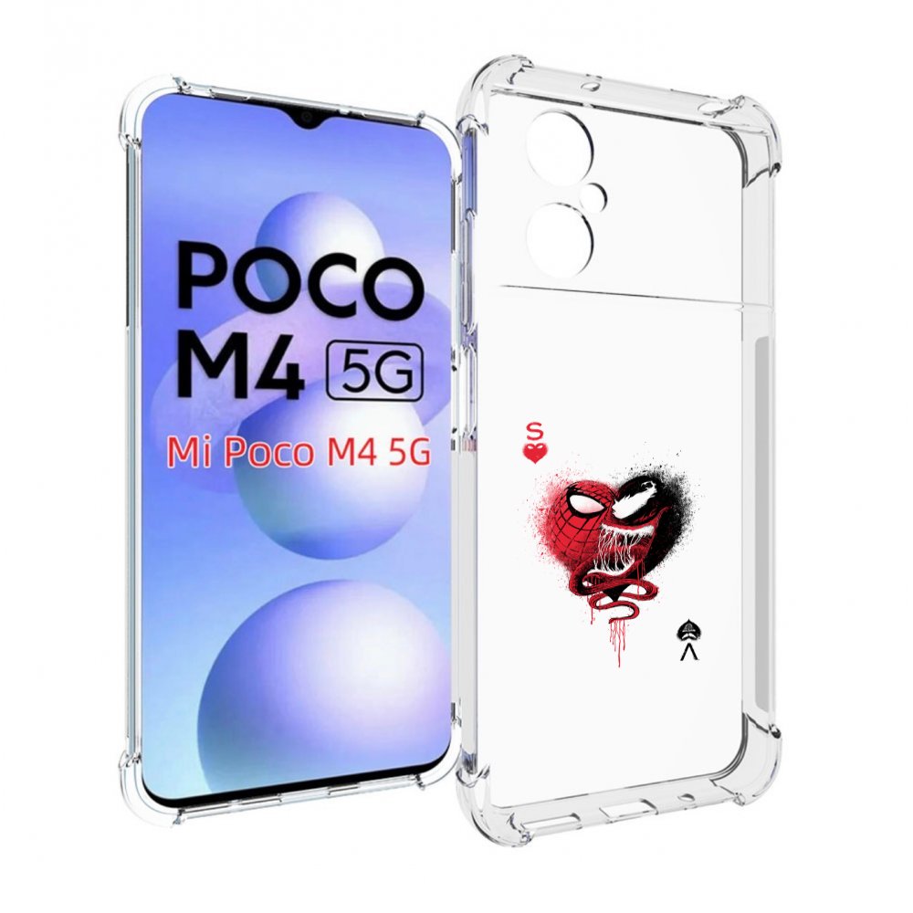 

Чехол MyPads Веном для Xiaomi Poco M4 5G, Прозрачный, Tocco