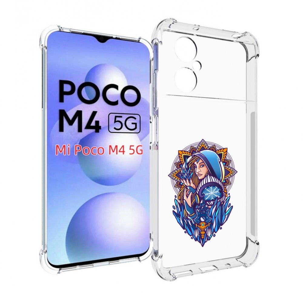 

Чехол MyPads кристал мейден дота 2 для Xiaomi Poco M4 5G, Прозрачный, Tocco