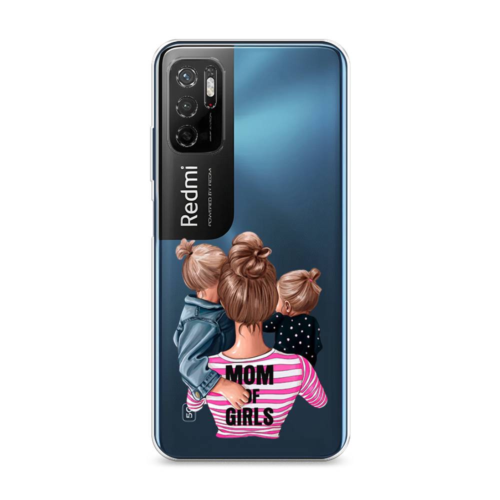 фото Силиконовый чехол "mom of girls" на xiaomi redmi note 11se awog