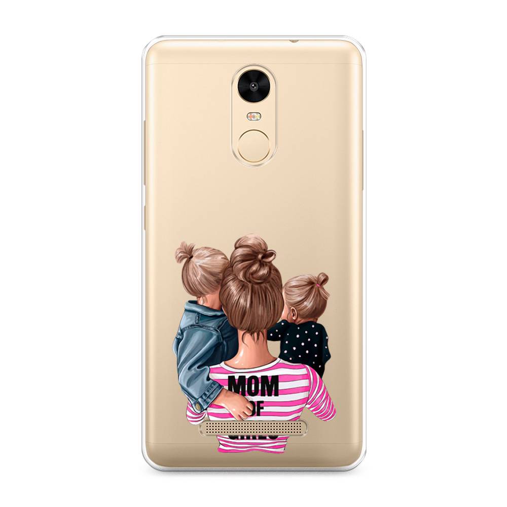 фото Силиконовый чехол "mom of girls" на xiaomi redmi note 3 awog