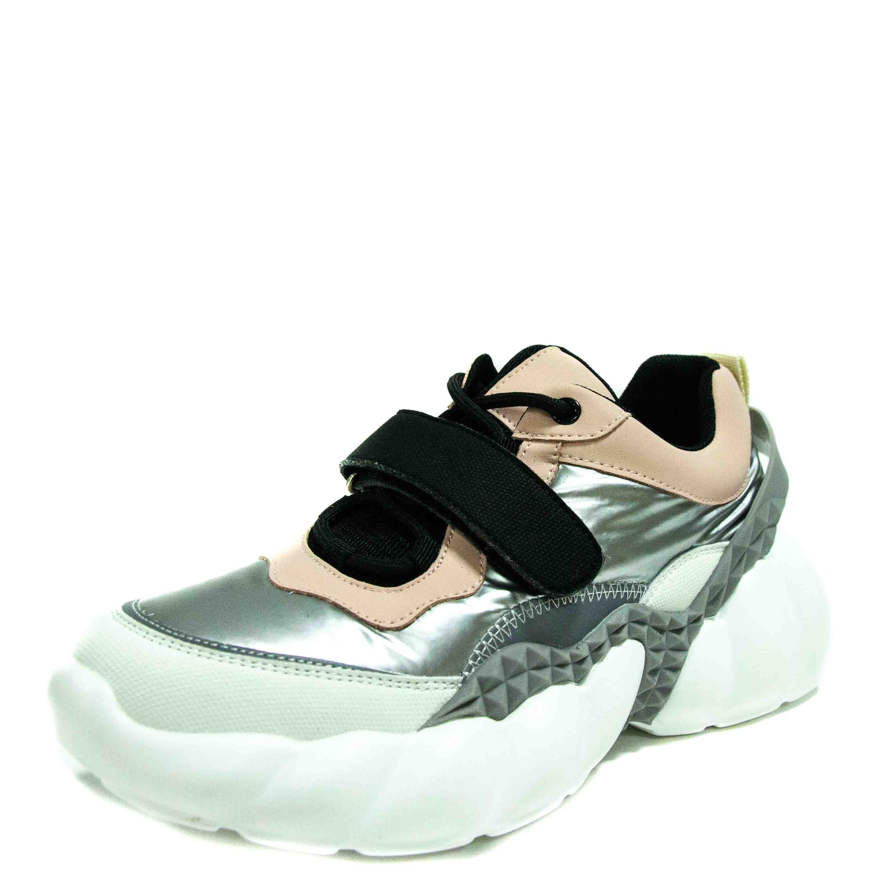 

Кроссовки женские MADELLA XCC-01764-1O-TT серебристые 36 RU, XCC-01764-1O-TT