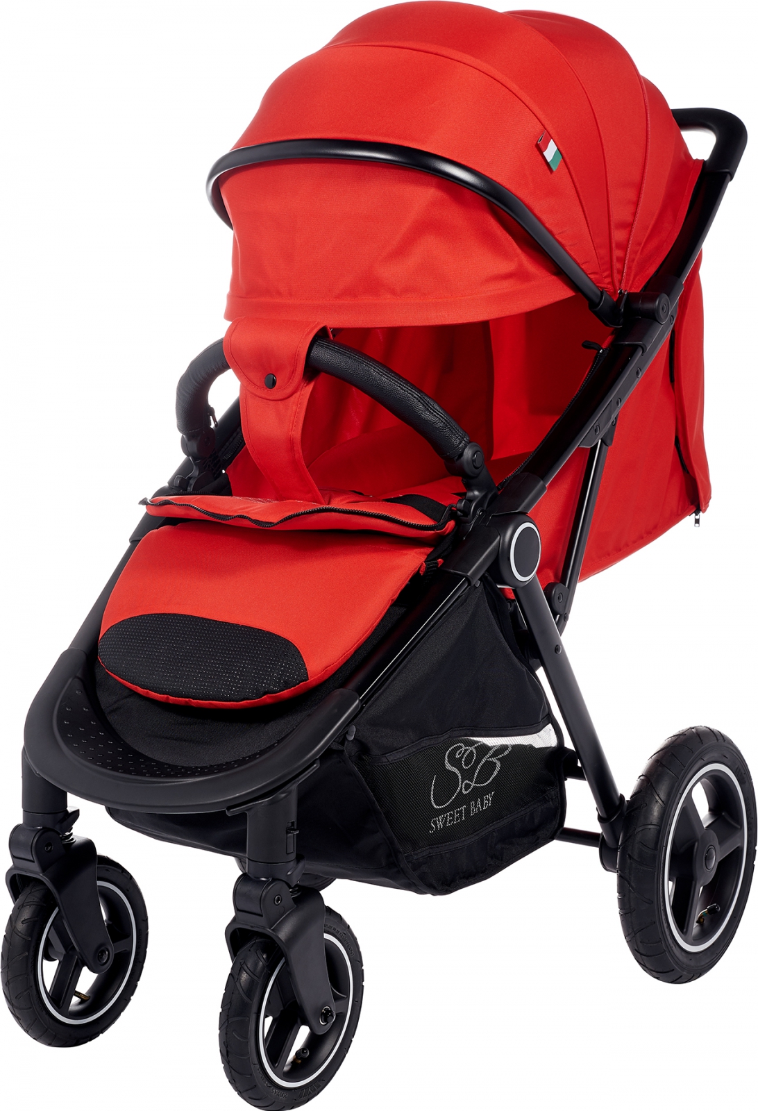 

Прогулочная коляска Sweet Baby Suburban Compatto Air Red, Suburban Compatto