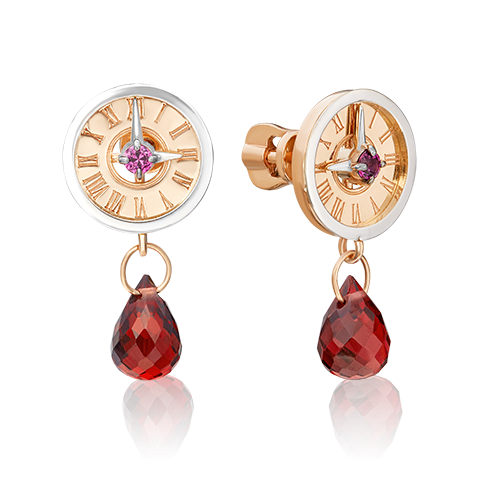 

Серьги-подвески из красного золота с гранатом PLATINA jewelry 02-4715-00-204-1111-75_0, 02-4715-00-204-1111-75_0