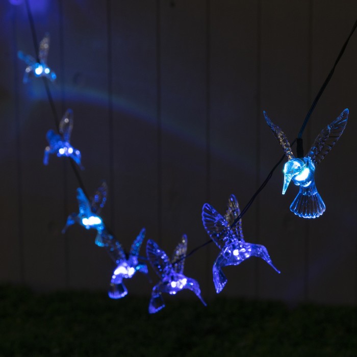 

НИТЬ DECOR ЭРА, IP44, на солнечной батарее "Колибри", 3.8 м, Н.З., 10 LED, RGB
