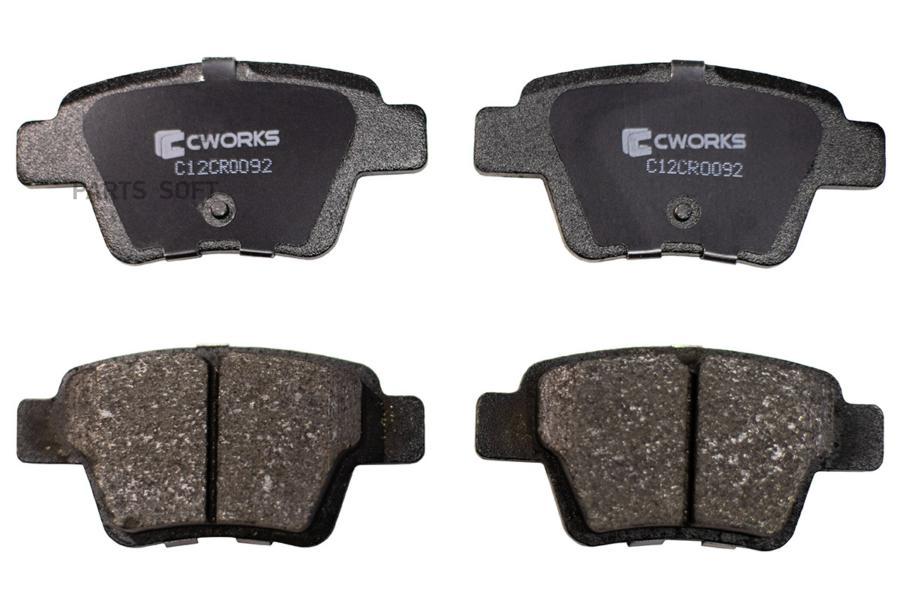 

Тормозные колодки CWORKS задние Low Metallic C12CR0092