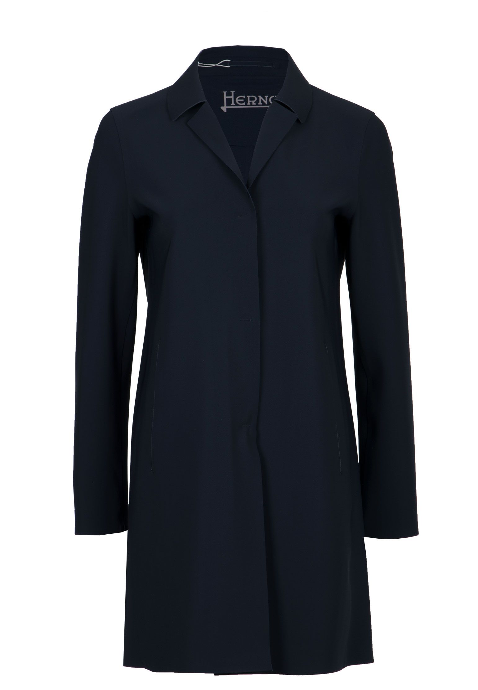 

Пальто женское Herno 97952 синее 44 IT, Синий, 97952