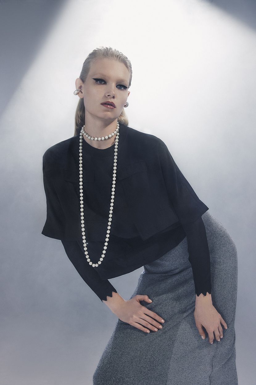 

Блуза женская Baon B1924031 черная L, Черный, B1924031