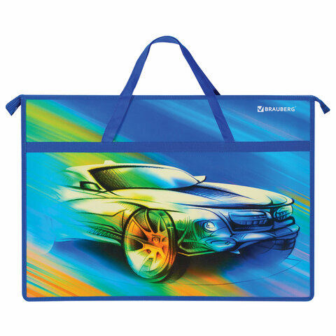 

Сумка-планшет для художника с ручками Brauberg Auto 270150 А3, Синий