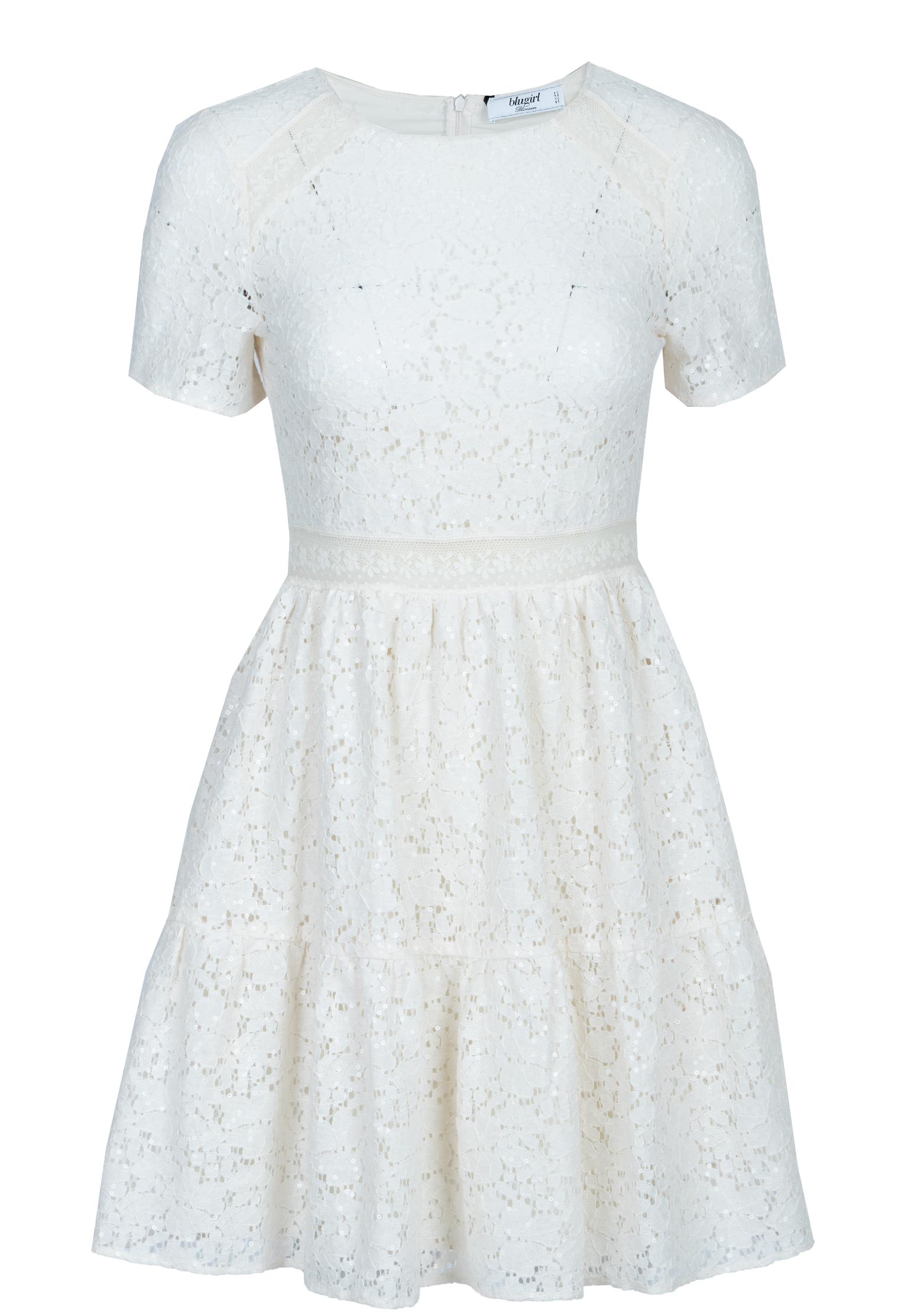 

Платье женское Blugirl 98073 бежевое 42 IT, 98073