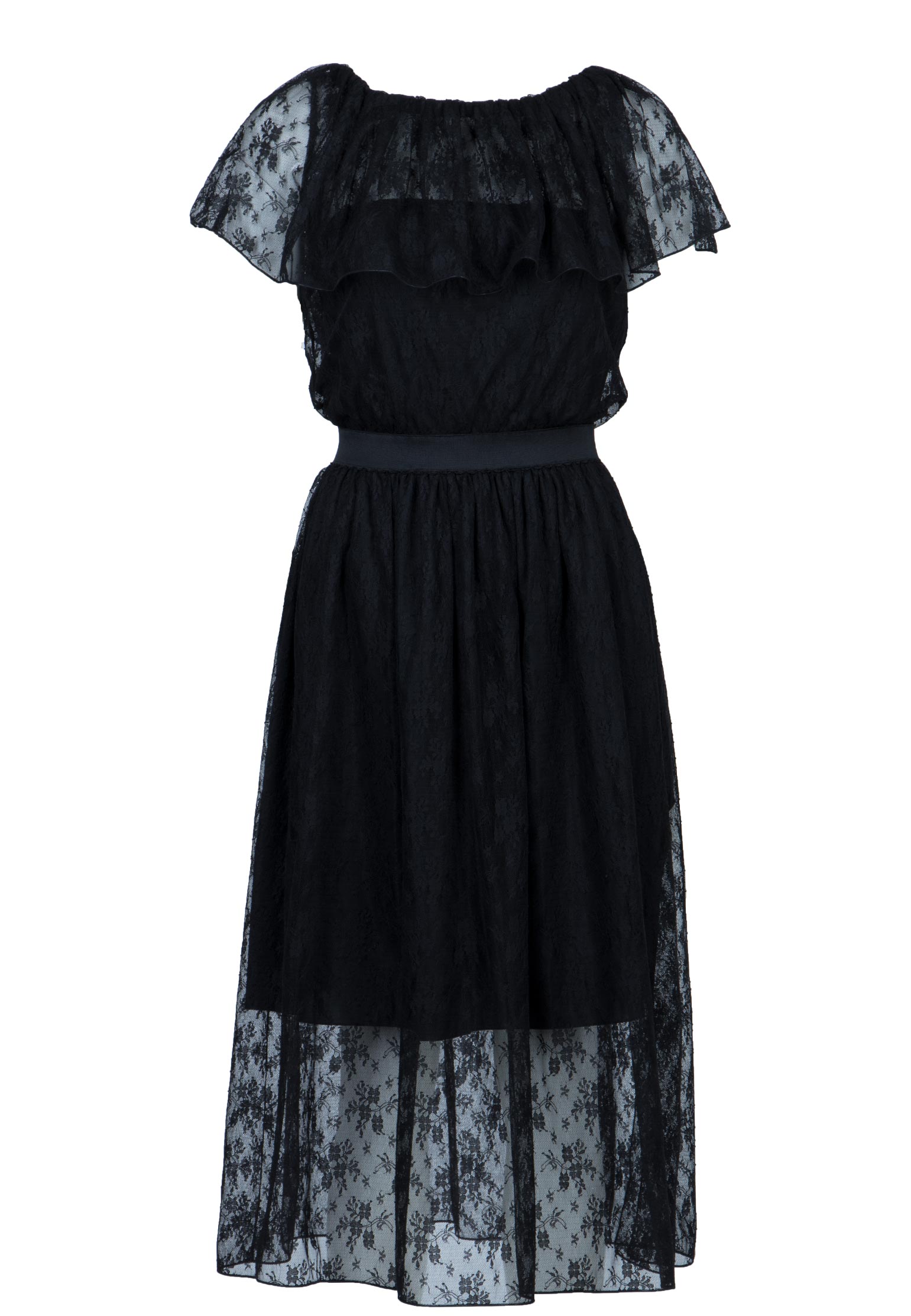 

Платье женское Blugirl 98076 черное 38 IT, 98076