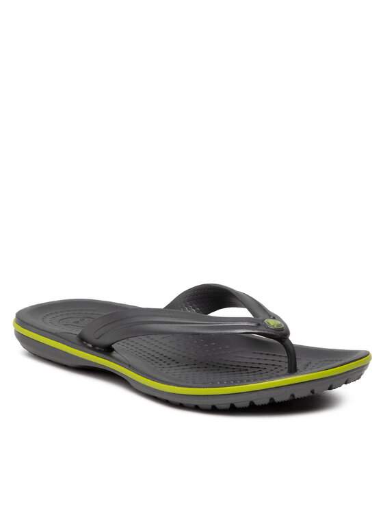 

Вьетнамки Crocband Flip 11033 Crocs серый 36,5 EU, Crocband Flip 11033