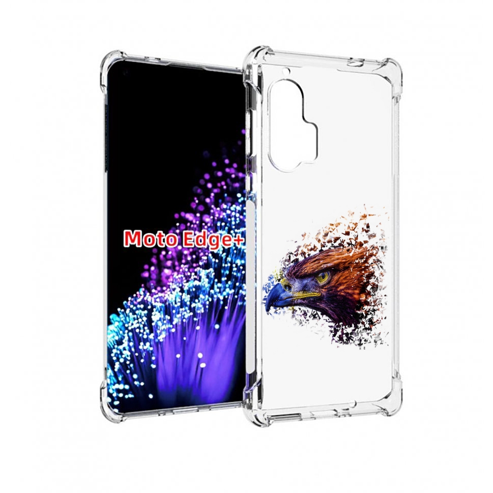 

Чехол MyPads красочный орел для Motorola Edge+ Plus, Прозрачный, Tocco
