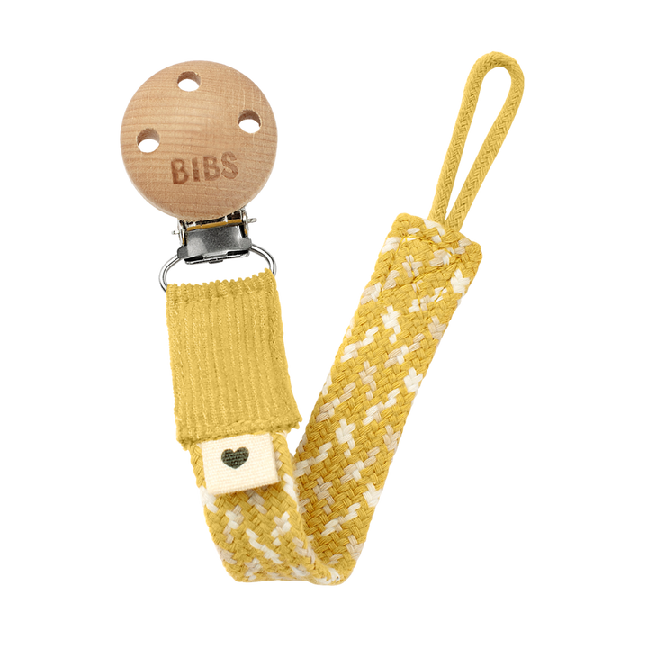 

Держатель для пустышки BIBS Paci Braid Mustard/Ivory/Cloud 9401105, Держатель для пустышки BIBS Paci Braid Mustard/Ivory/Cloud