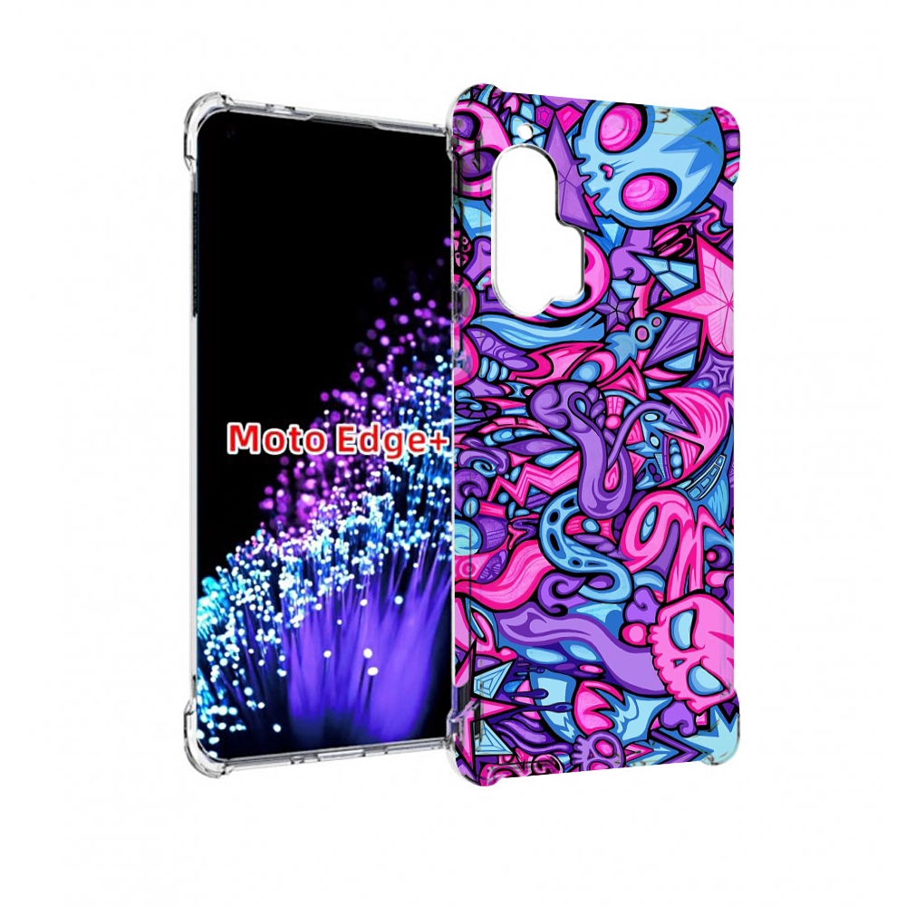 

Чехол MyPads крутой-паттерн для Motorola Edge+ Plus, Прозрачный, Tocco