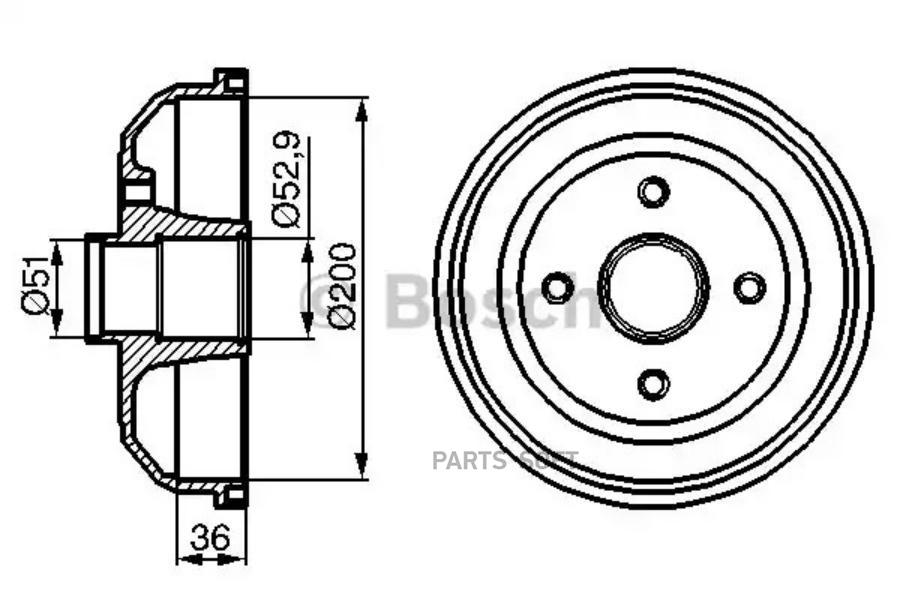 

Барабан тормозной OPEL Corsa C 00-06 BOSCH 0 986 477 134