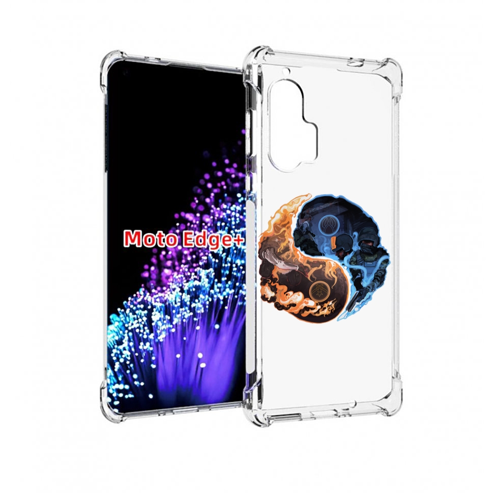 

Чехол MyPads кс-го-инь-янь для Motorola Edge+ Plus, Прозрачный, Tocco