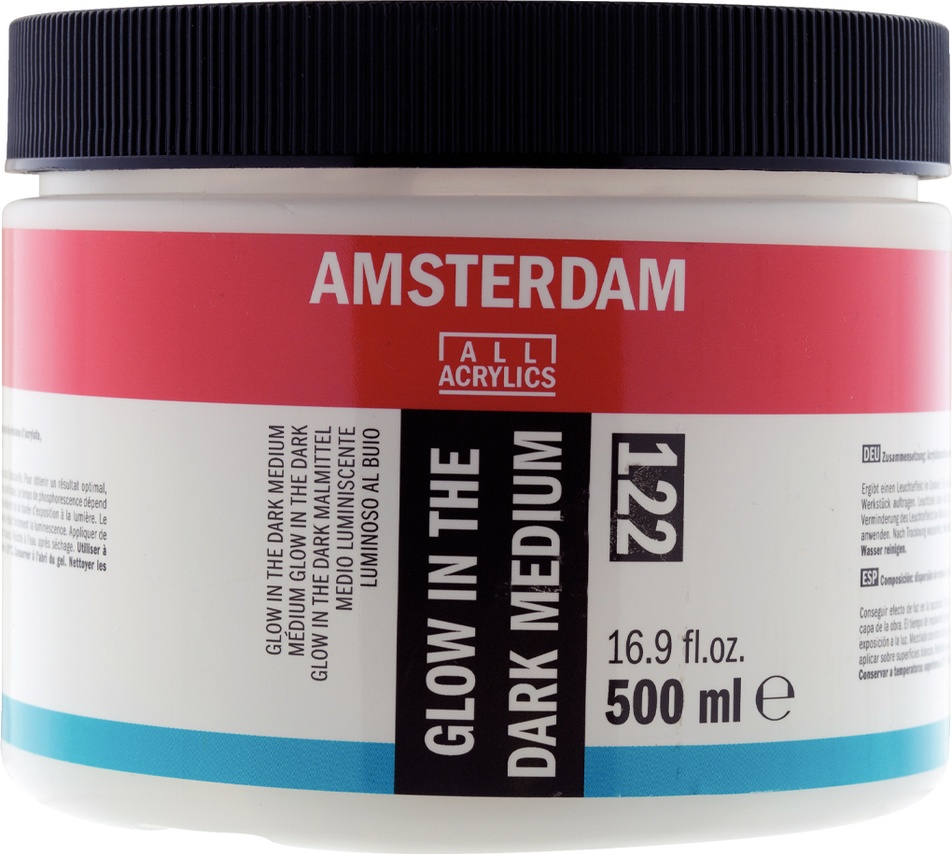 

Медиум для акрила Amsterdam (122) светящийся в темноте 500мл, 24183122