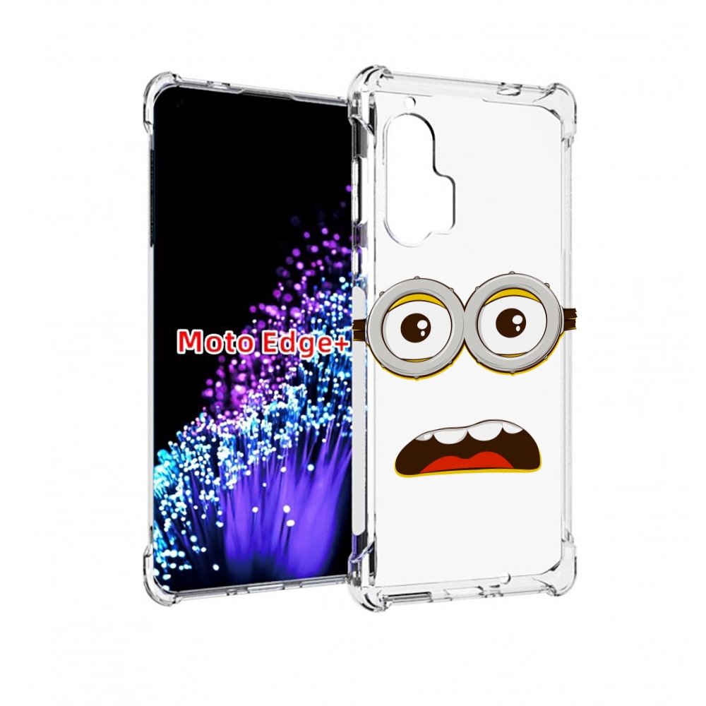 

Чехол MyPads лицо-миньона для Motorola Edge+ Plus, Прозрачный, Tocco