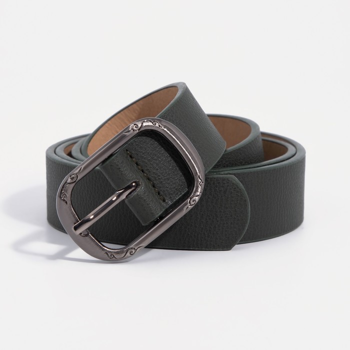 

Ремень женский NoBrand 5140371 зелёный, 110 см, 5140371