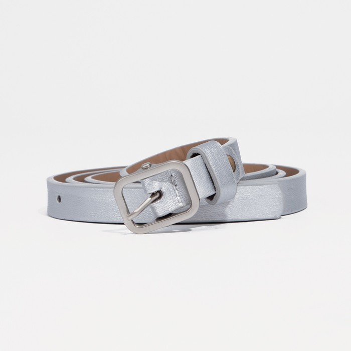 

Ремень женский NoBrand 9345198 серебряный, 115 см, Серебристый, 9345198
