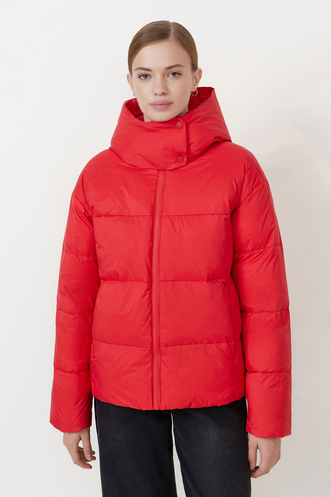 

Пуховик женский Baon B0023518 красный XXL, B0023518
