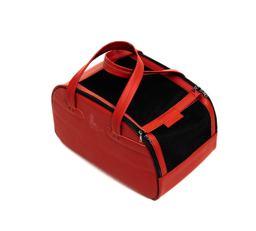 фото Авиа сумка-переноска dany avia-s-p1 красный l, размер l 22x46x30 см