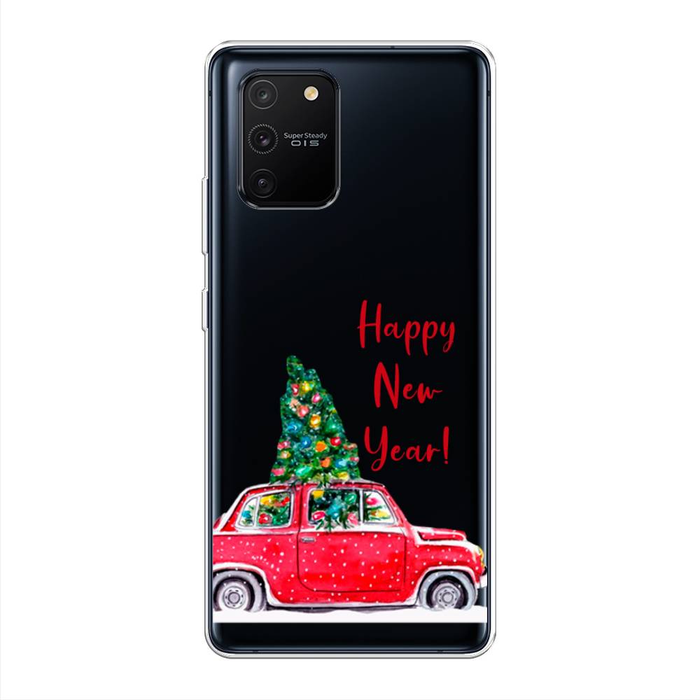 

Чехол на Samsung Galaxy A91 "Happy New Year", Красный;зеленый, 29950-5