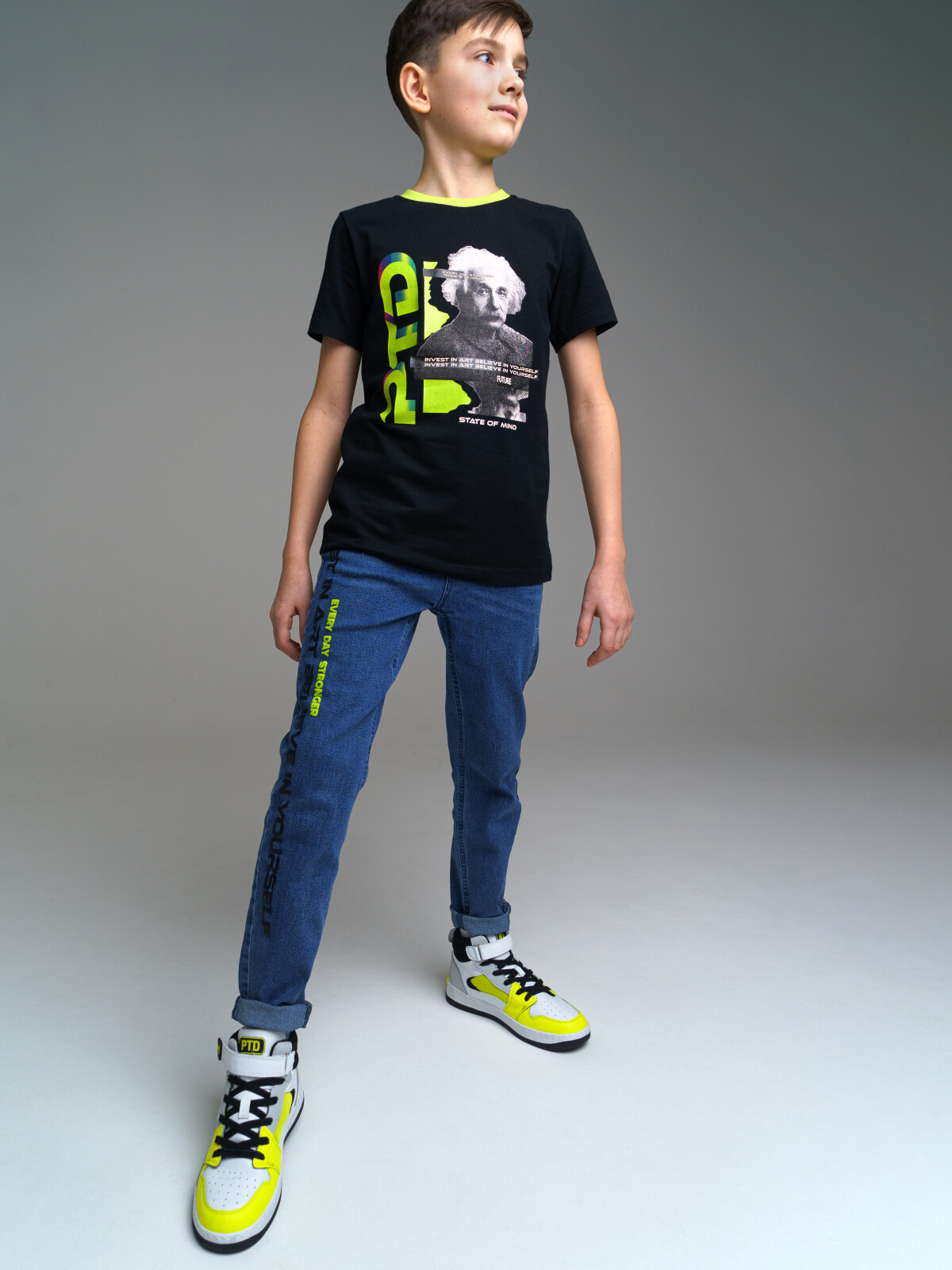 

Джинсы детские PlayToday Tween 12311114, голубой, 128, 12311114