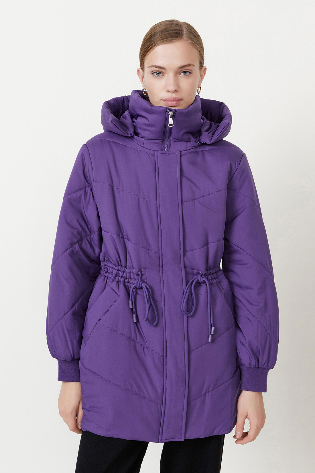 

Куртка женская Baon B0323517 фиолетовая XS, Фиолетовый, B0323517