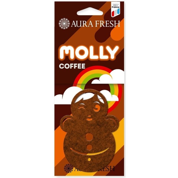 фото Ароматизатор подвесной (coffee/кофе) "aura fresh" molly aura fresh арт. aur-m-0006