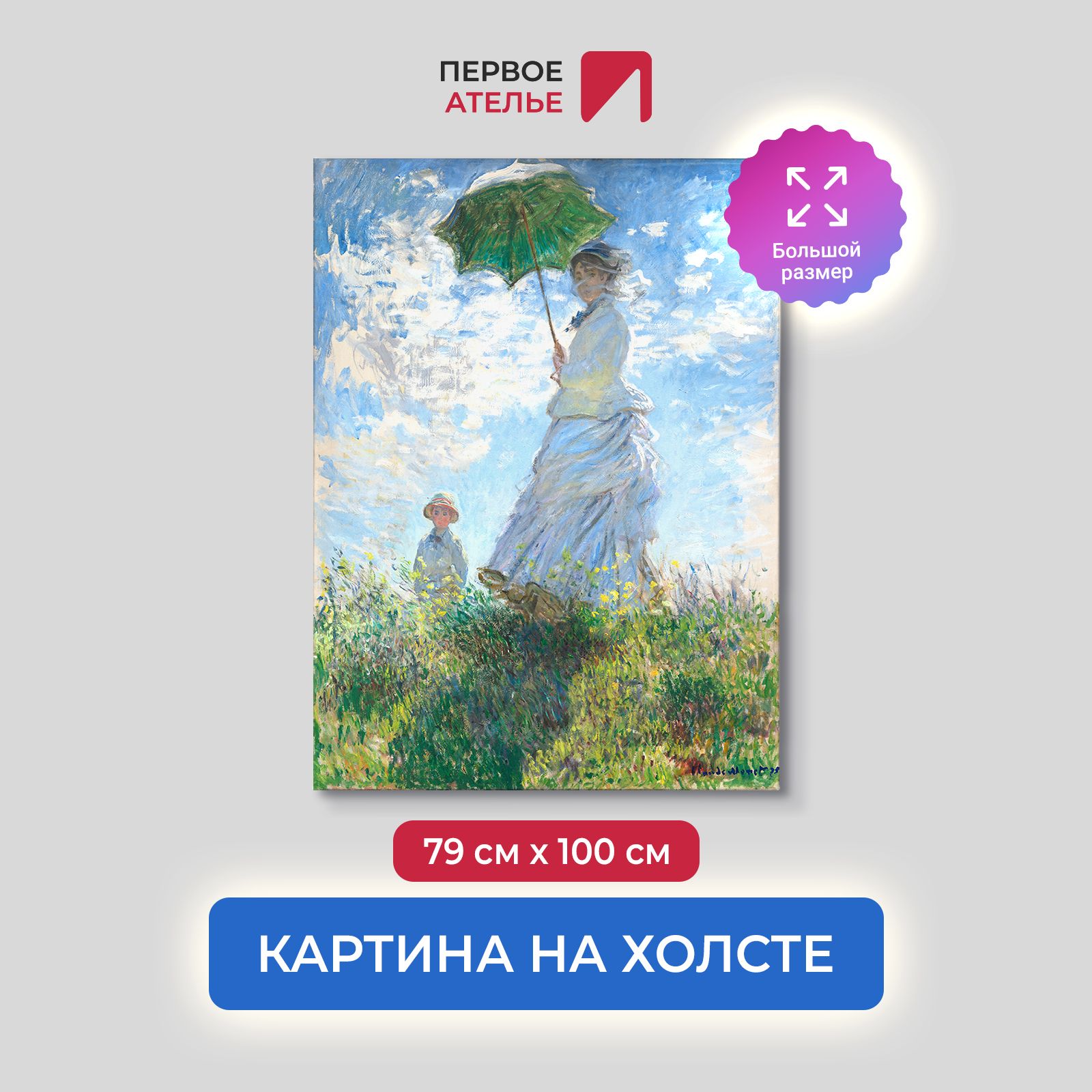 Картина на холсте репродукция Клода Моне 