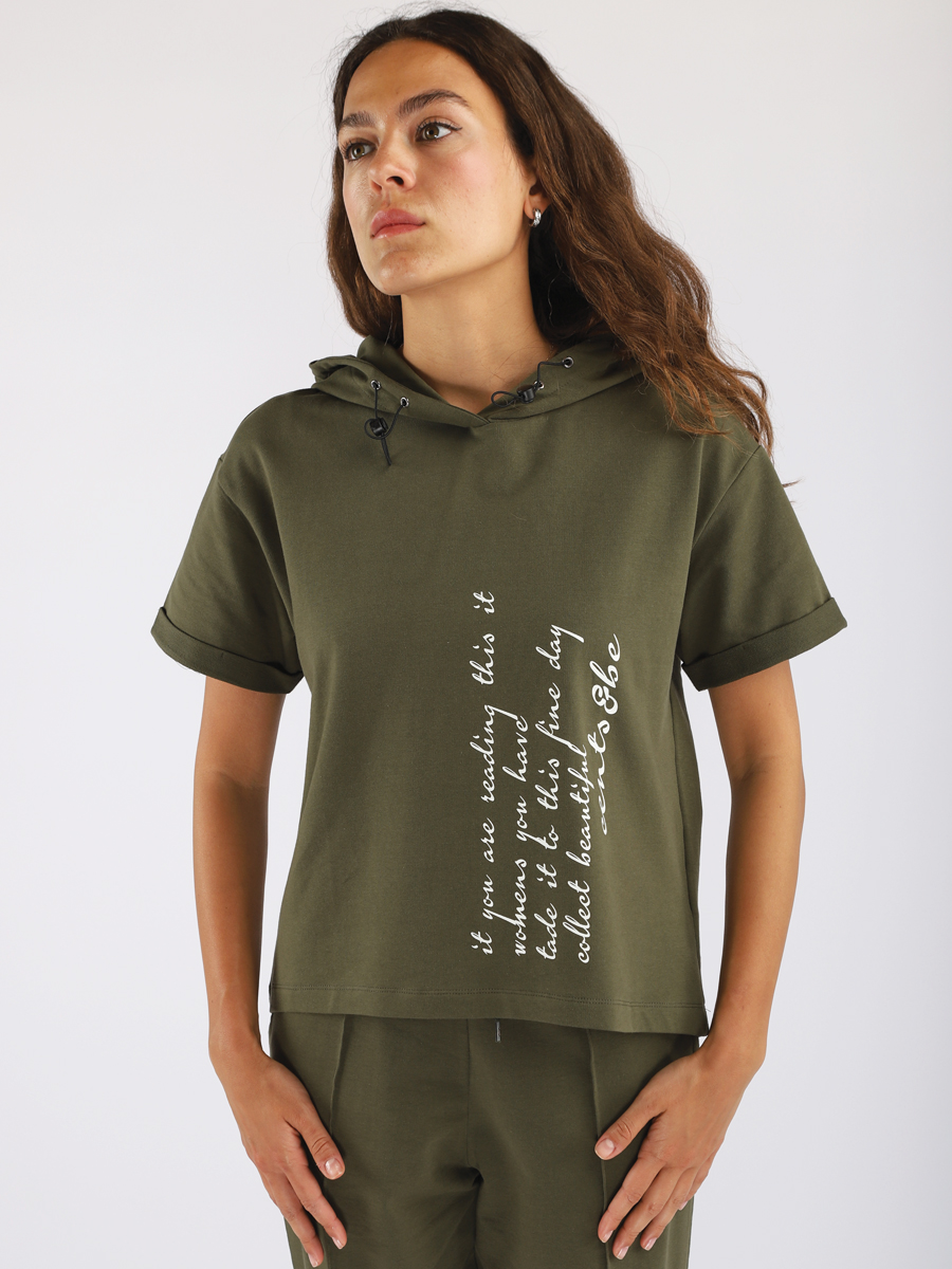 

Футболка женская A passion play SQ69285 хаки L, SQ69285