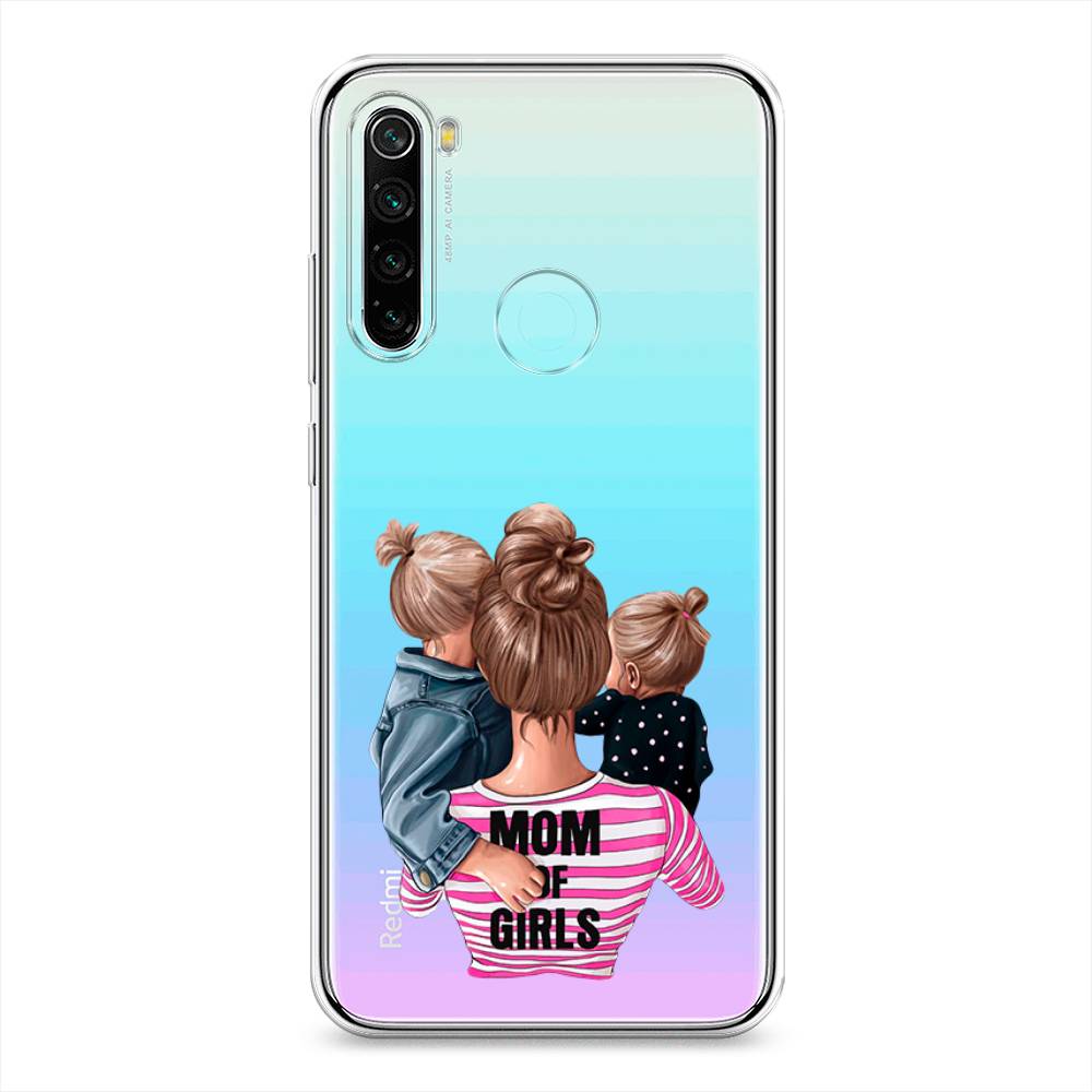 фото Силиконовый чехол "mom of girls" на xiaomi redmi note 8 awog