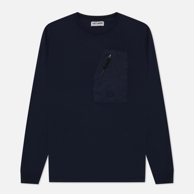 

Мужской лонгслив Left Hand Sportswear Pocket синий, Размер L, Pocket