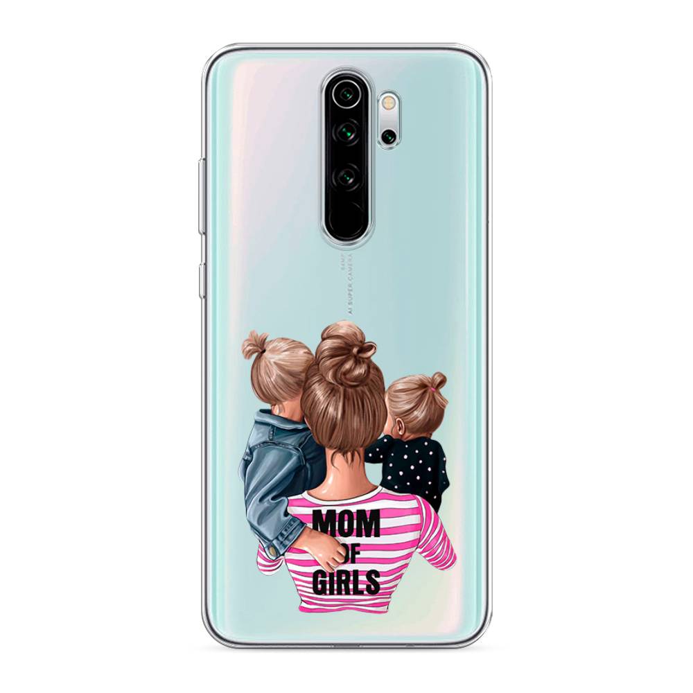 фото Силиконовый чехол "mom of girls" на xiaomi redmi note 8 pro awog