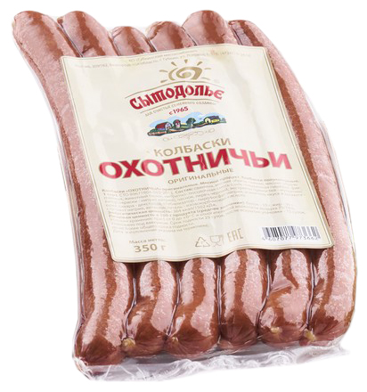 

Колбаски Сытодолье Охотничьи оригинальные 350 г